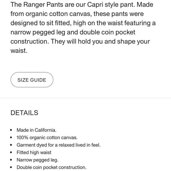 Jesse Kamm Ranger Pants Black Size 6 - Picture 10 of 12